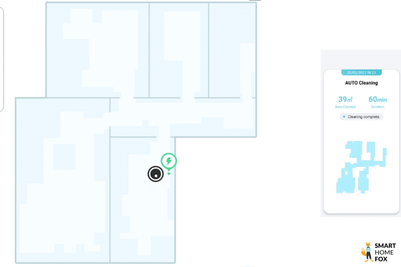 Die Wohnungskarte ist in der Yeedi App zu sehen